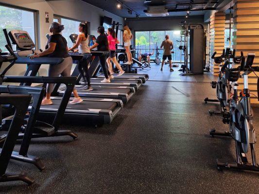 Gym at Energia Pointe Aux Cannoniers