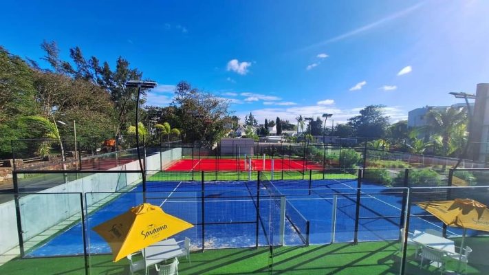Padel Court View from Gym Energia